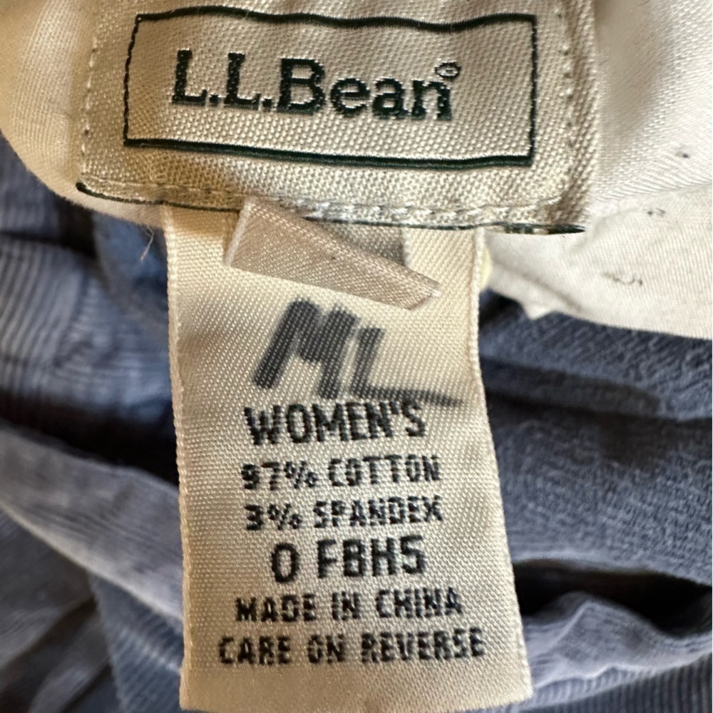 LLBean Women’s Corduroy Pants Lavender 20P - Picture 5 of 5